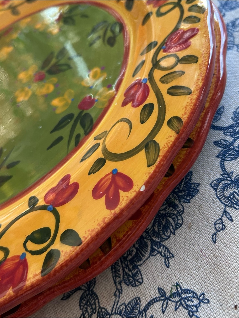 🟢CERTIFIED INTERNATIONAL • Provence “California Garden” Dinner Plate (11”) - Picture 5 of 8